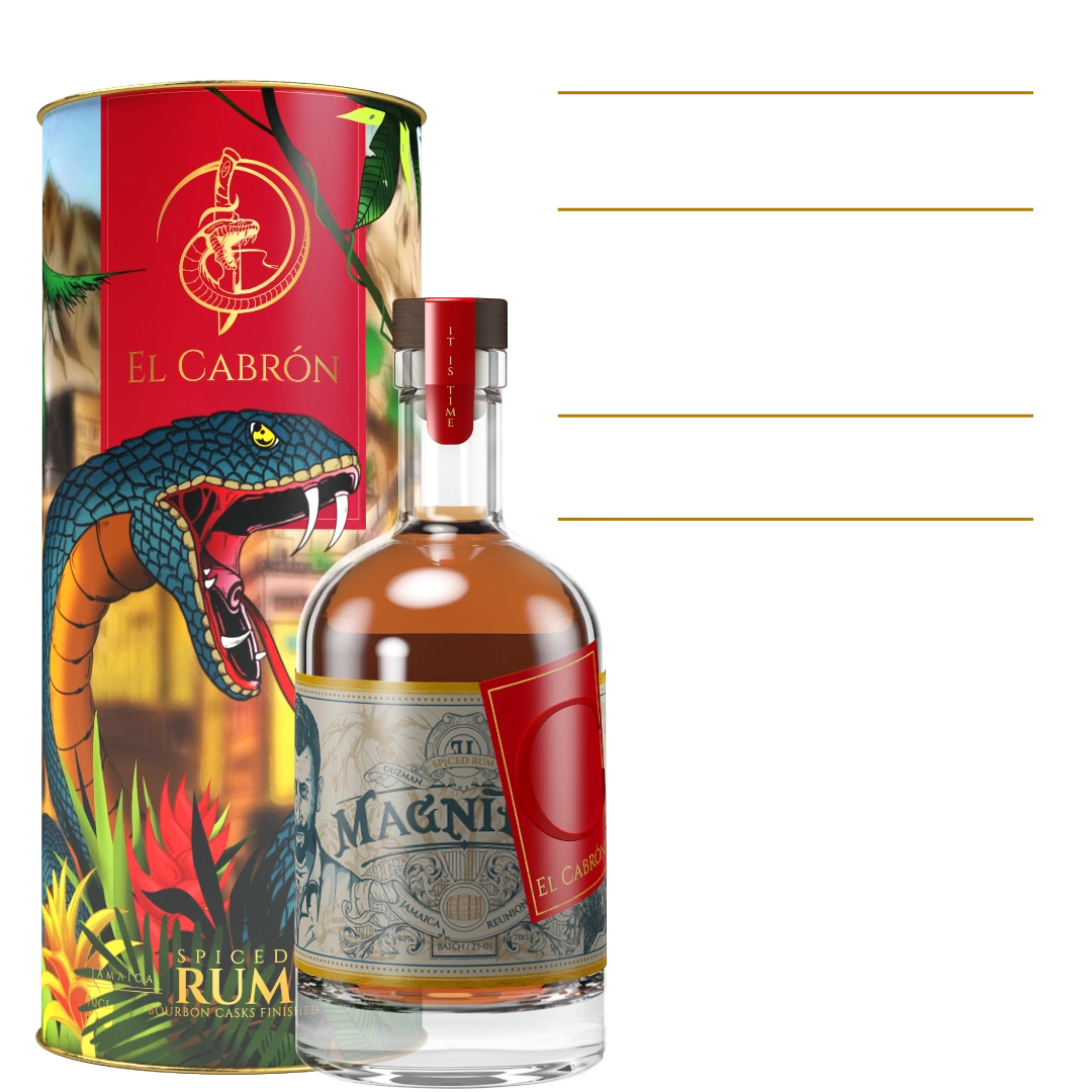 spicy rum from Jamaica